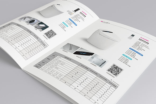 智享生活，凈享舒適——智能衛浴畫冊平面設計全解析